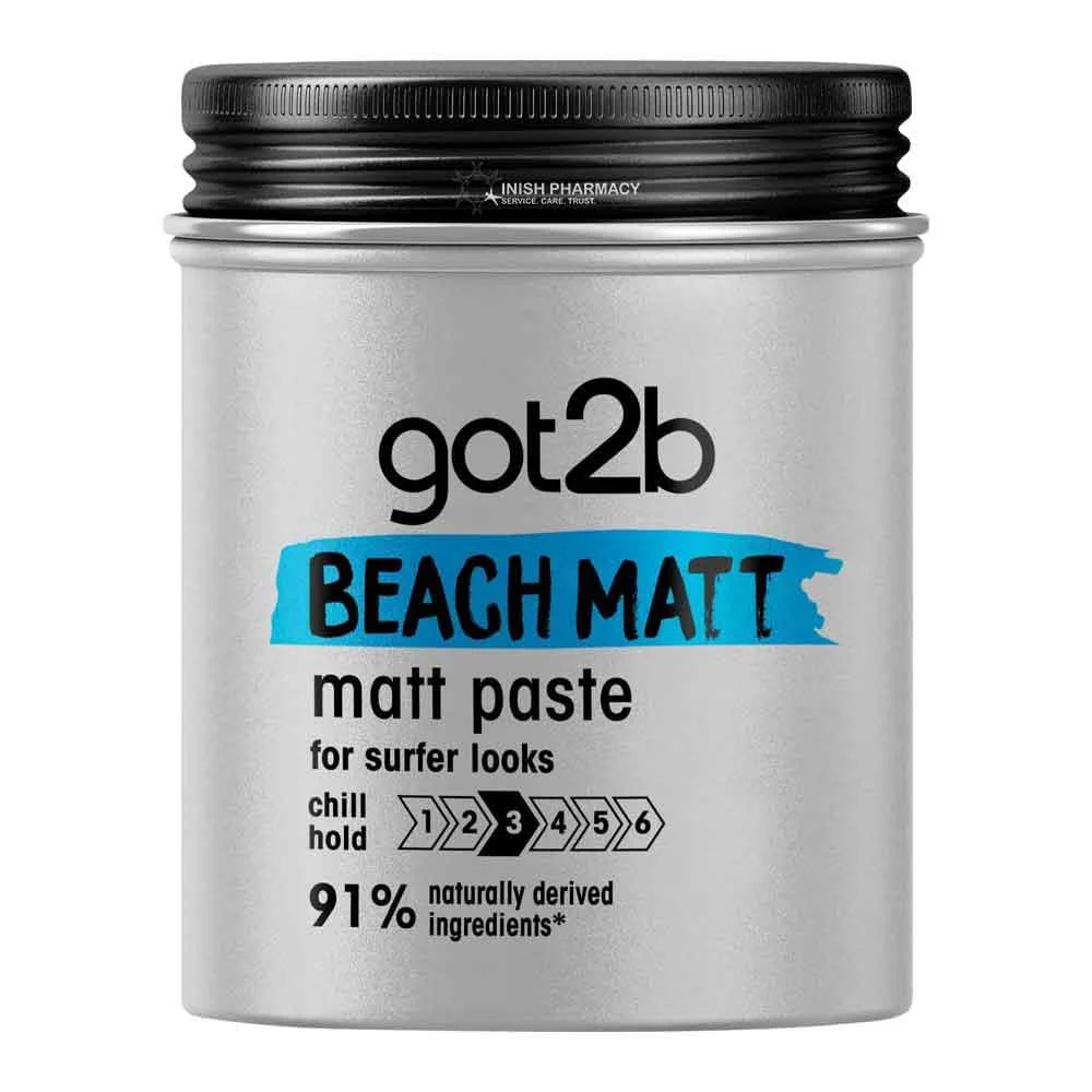 Schwarzkopf Got2b Beach Matt Surfer Look Matt Paste 100ml