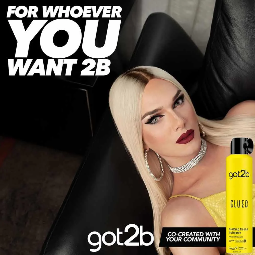 Schwarzkopf Got2b Glued Blasting Freeze Spray 300ml - Image 6