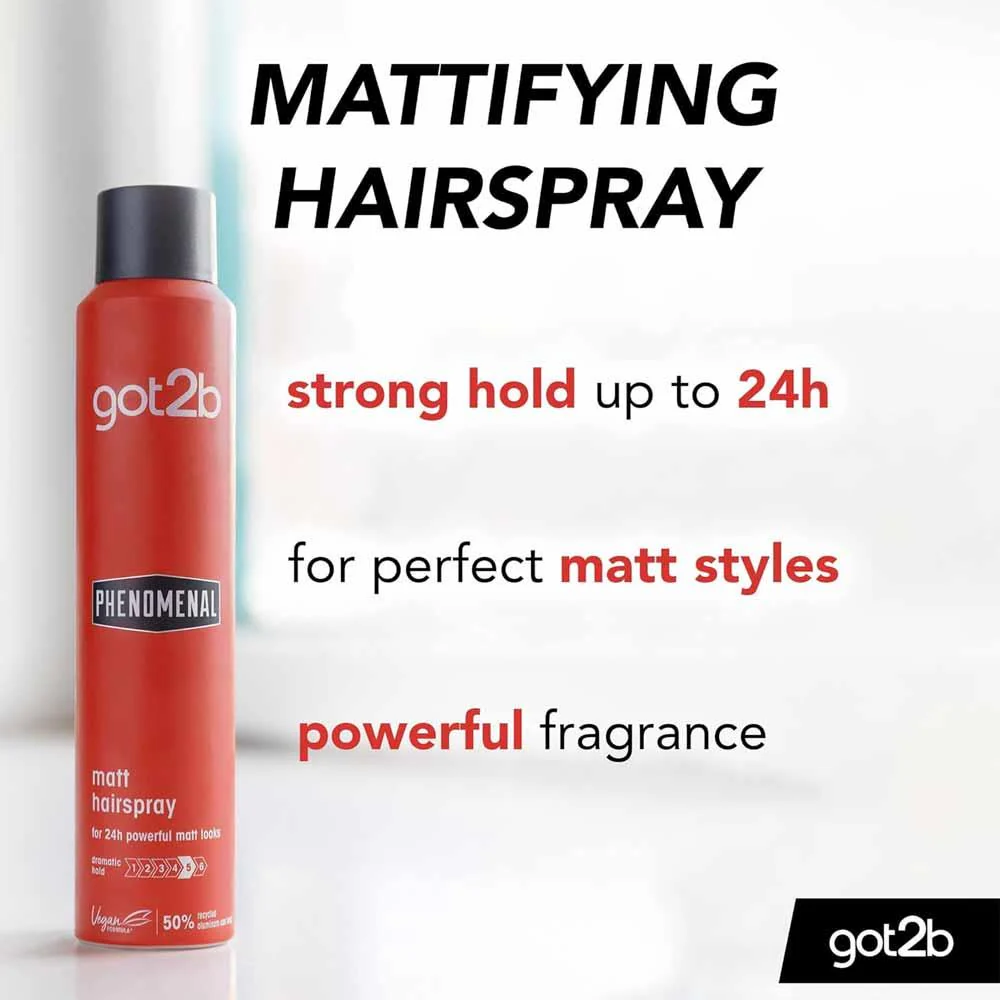 Schwarzkopf Got2b Phenomenal Finishing Hairspray 200ml - Image 2