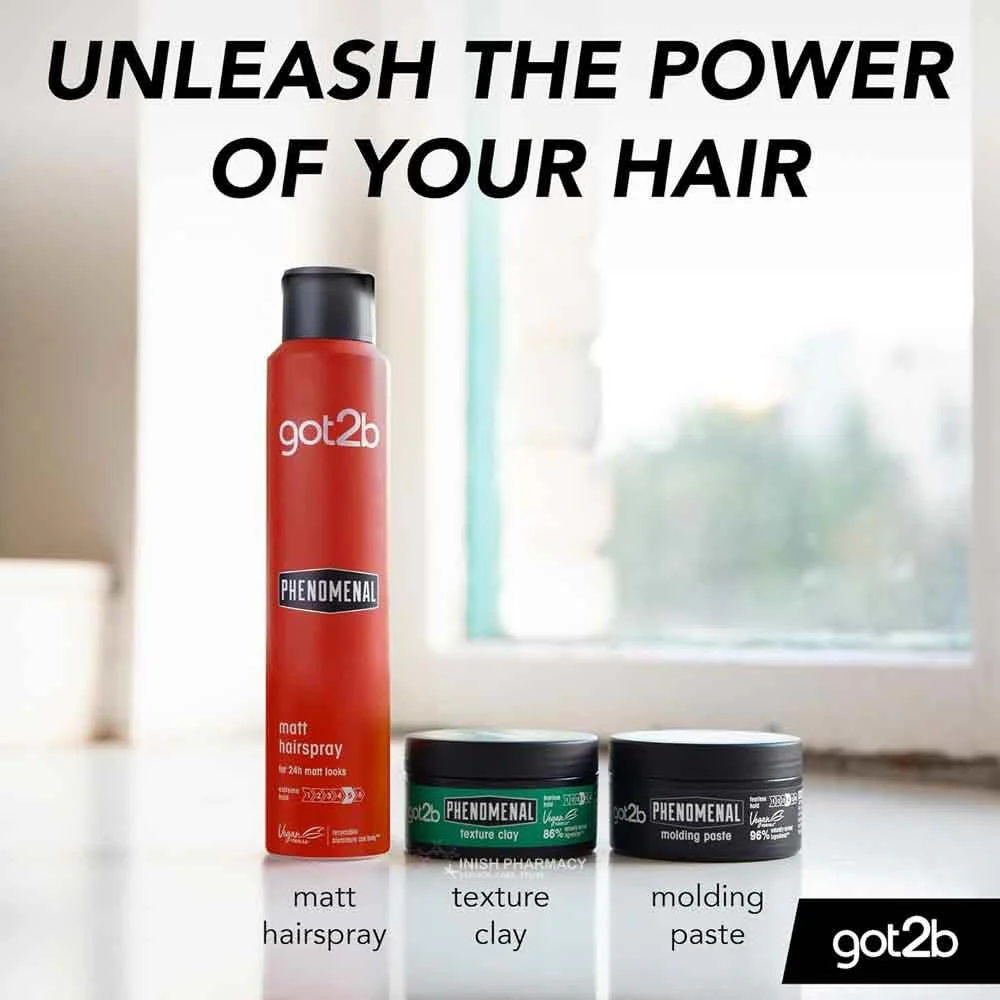 Schwarzkopf Got2b Phenomenal Texturizing Clay 100ml - Image 6