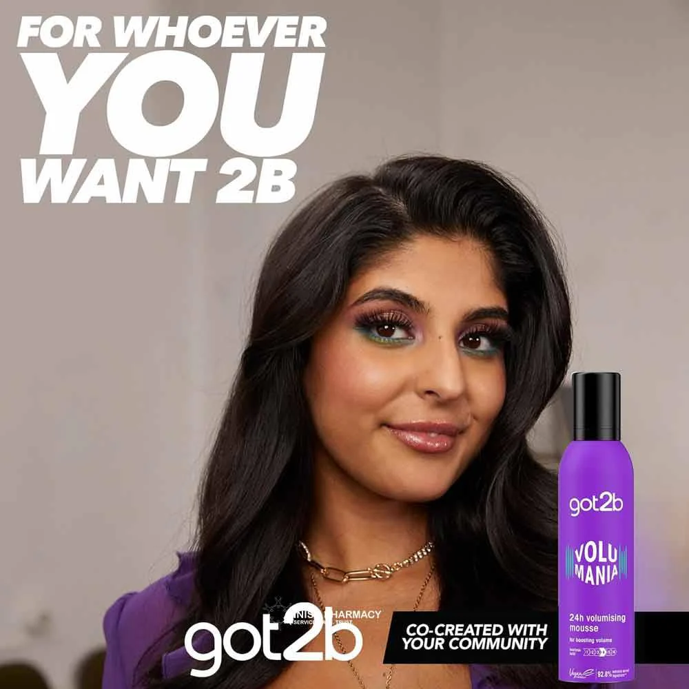 Schwarzkopf Got2b VoluManiac Bodifying Mousse 250ml - Image 4