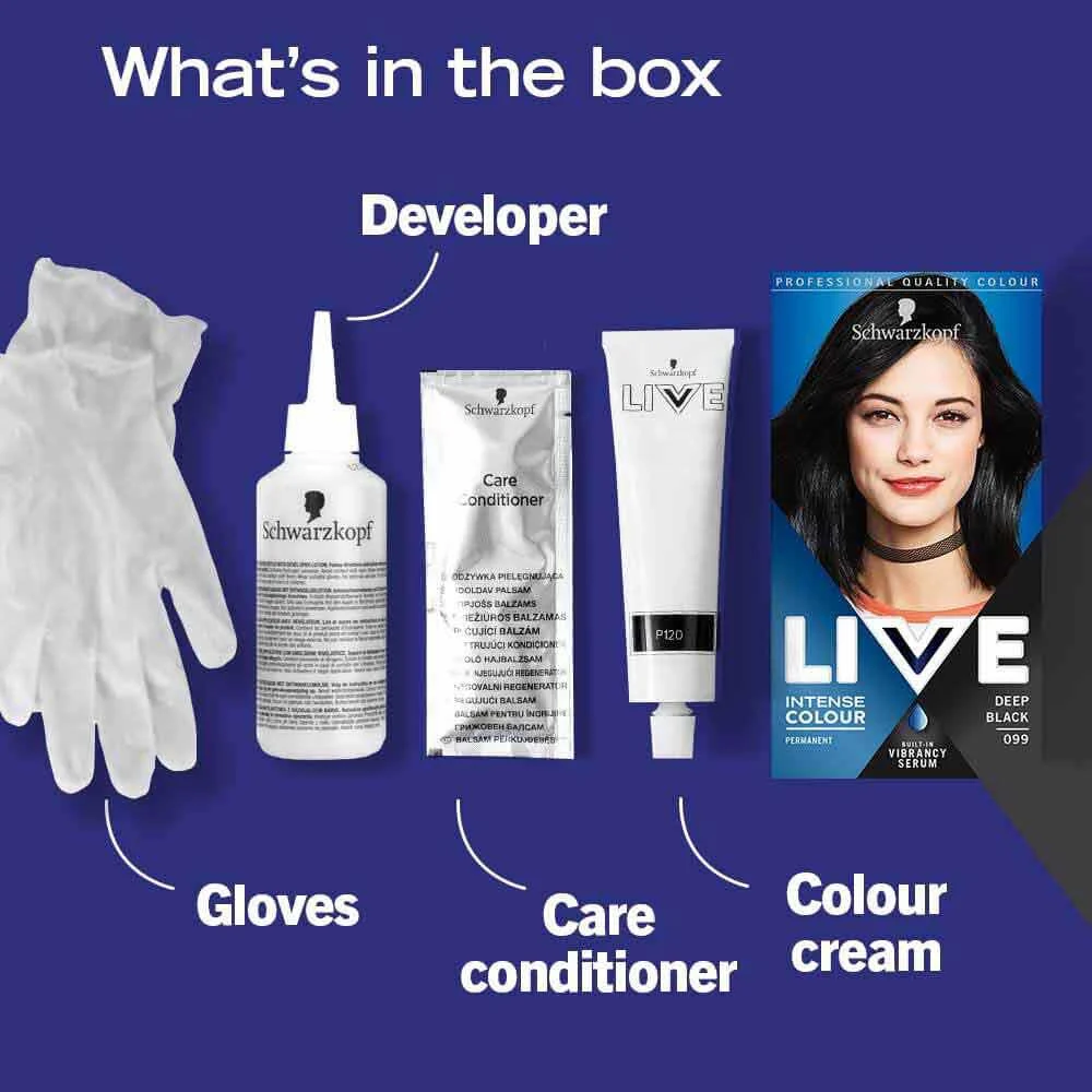 Schwarzkopf Live Intense Colour Permanent Hair Colourant - Image 5