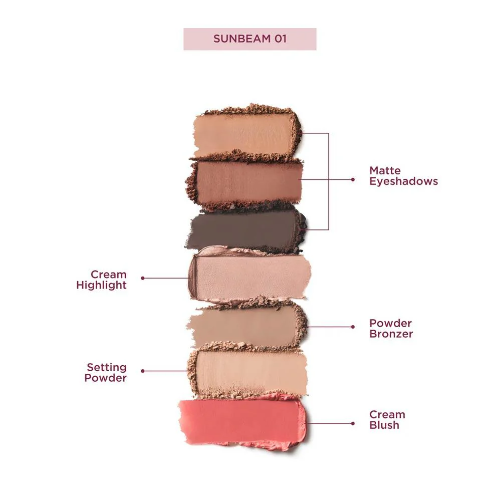 Sculpted by Aimee Bare Basics Eyes & Face Palette Sunbeam 01 - Image 3