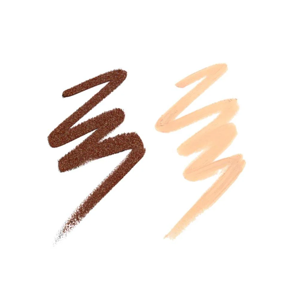 Sculpted by Aimee Brighten & Define Eyeliner Duo Rust Brown/Nude - Image 2