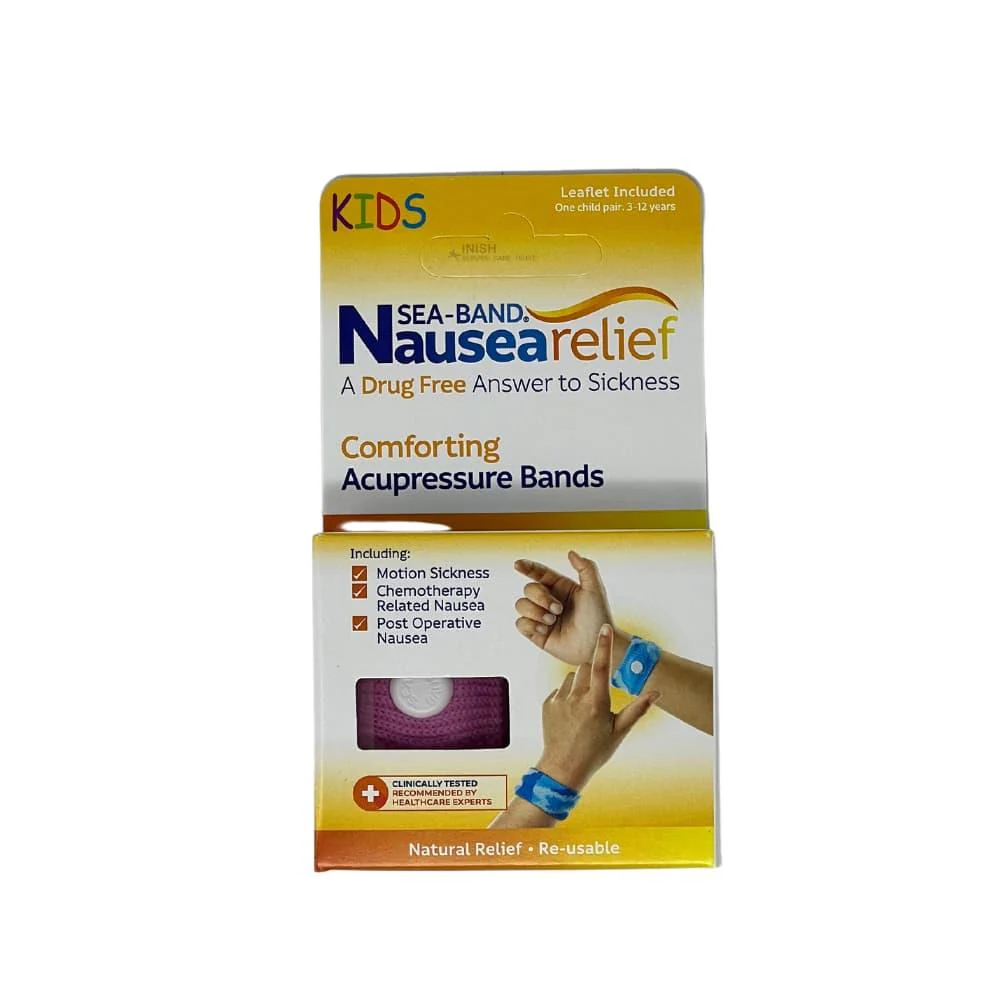 Sea Band for Children Travel Sickness Relief Bands Blue - Image 3