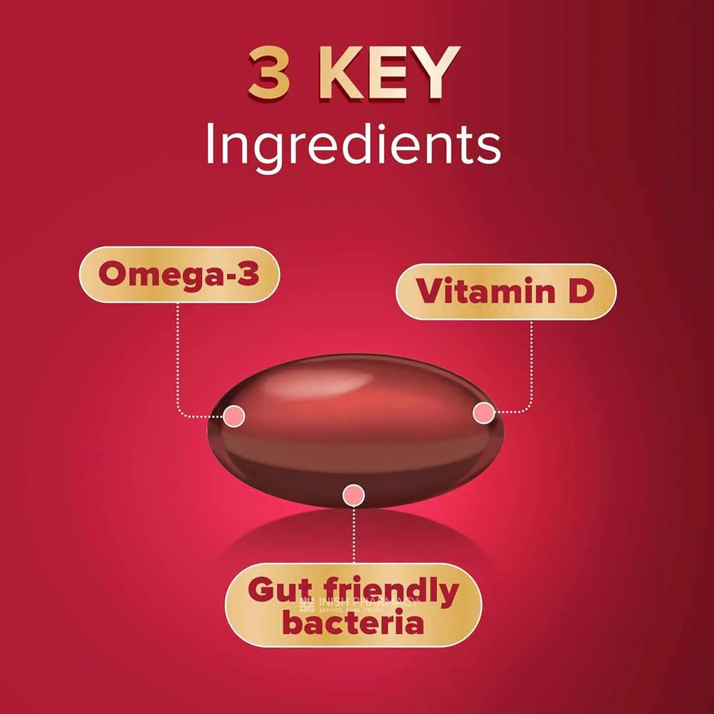 Seven Seas Omega-3 & Gut Friendly Bacteria 30 Day Pack - Image 5