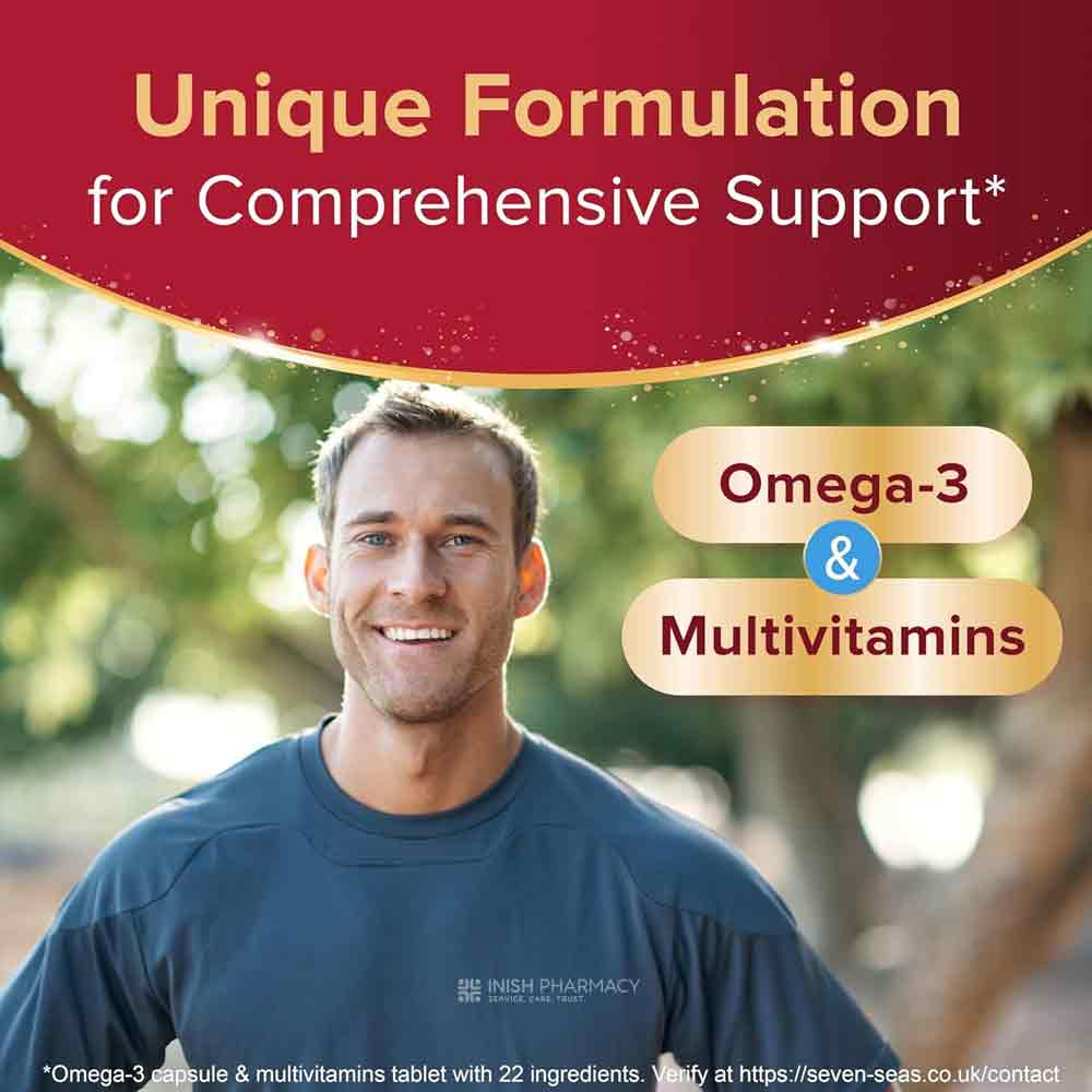 Seven Seas Omega-3 & Multivitamin Man 30 Day Duo Pack - Image 7