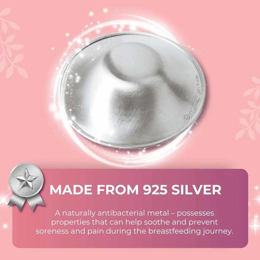 Silverette The Original Silver Nursing Cups 2 Pieces - Image 3