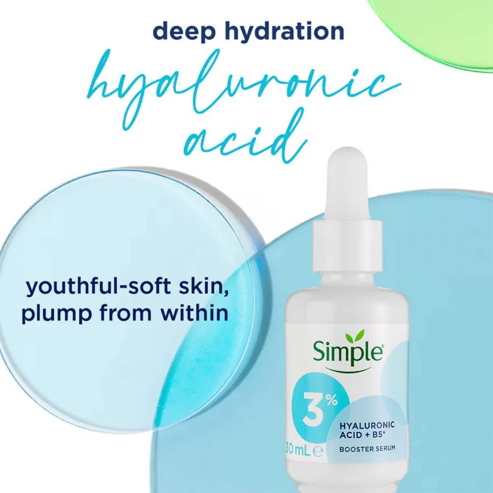Simple Hyaluronic Acid and B5 Booster Serum - Image 3