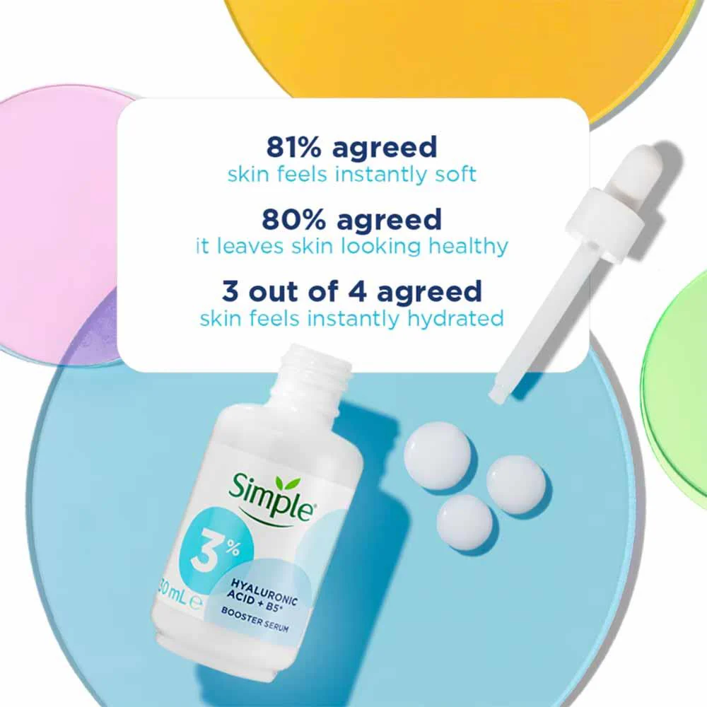 Simple Hyaluronic Acid and B5 Booster Serum - Image 5