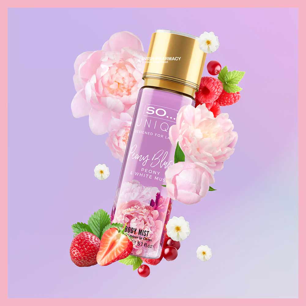 So? Unique Peony Blush Body Mist 150ml - Image 3