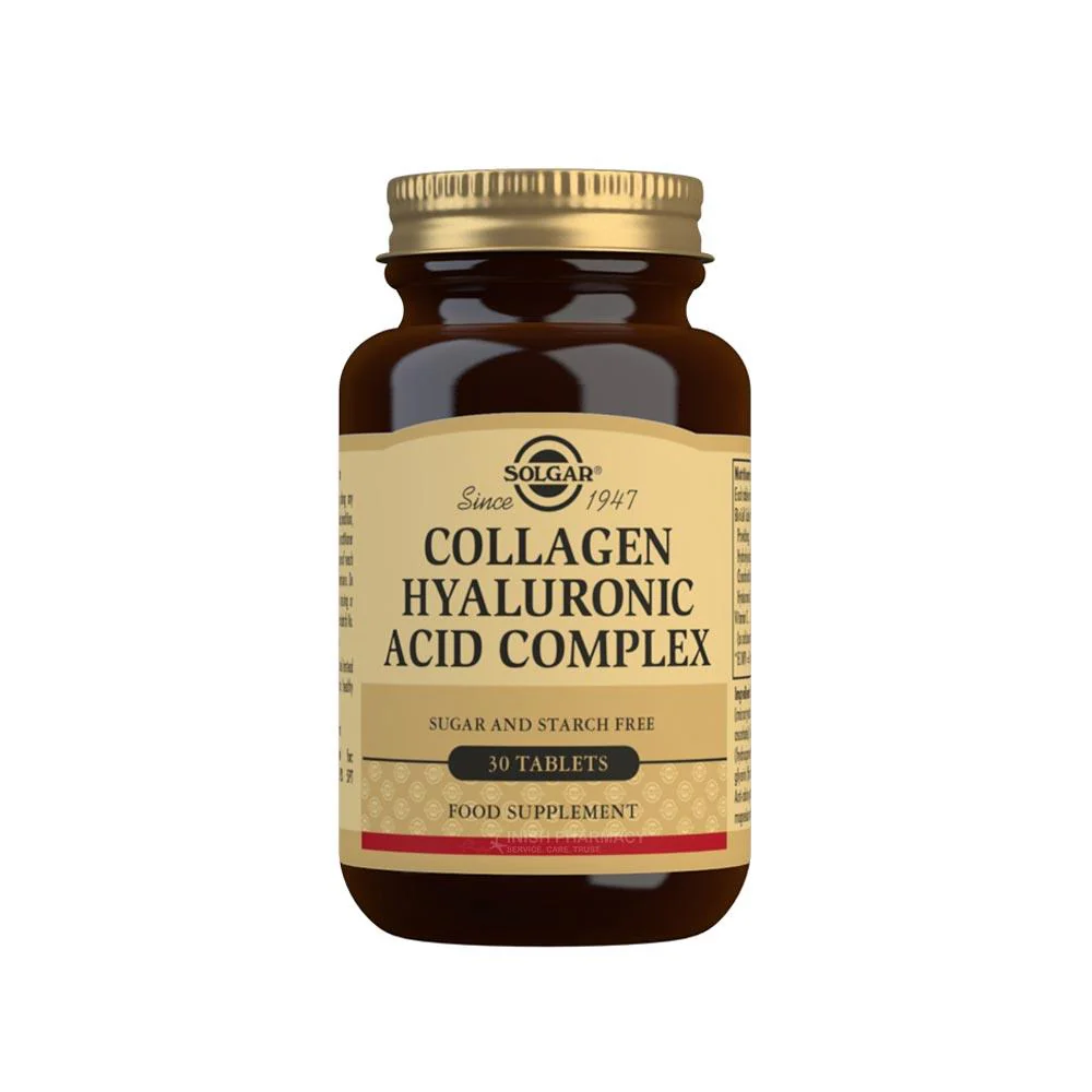 Solgar Collagen Hyaluronic Acid Complex 30 Tablets