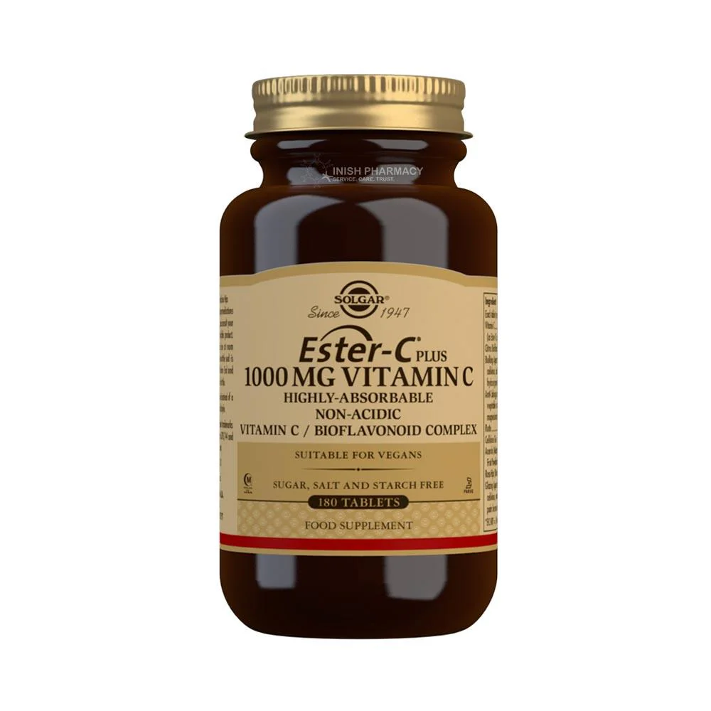 Solgar Ester-C Plus 1000mg Vitamin C 180 Tablets