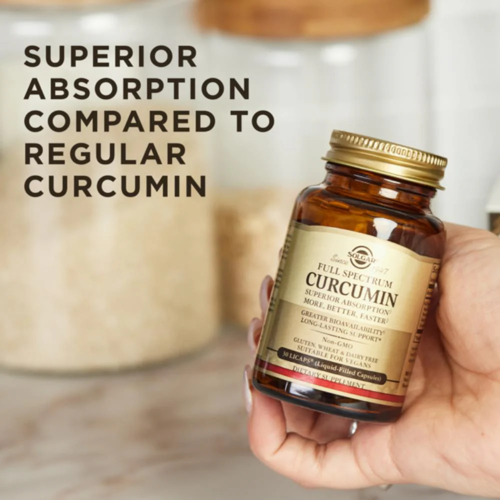 Solgar Full Spectrum Curcumin 30 Licaps - Image 2