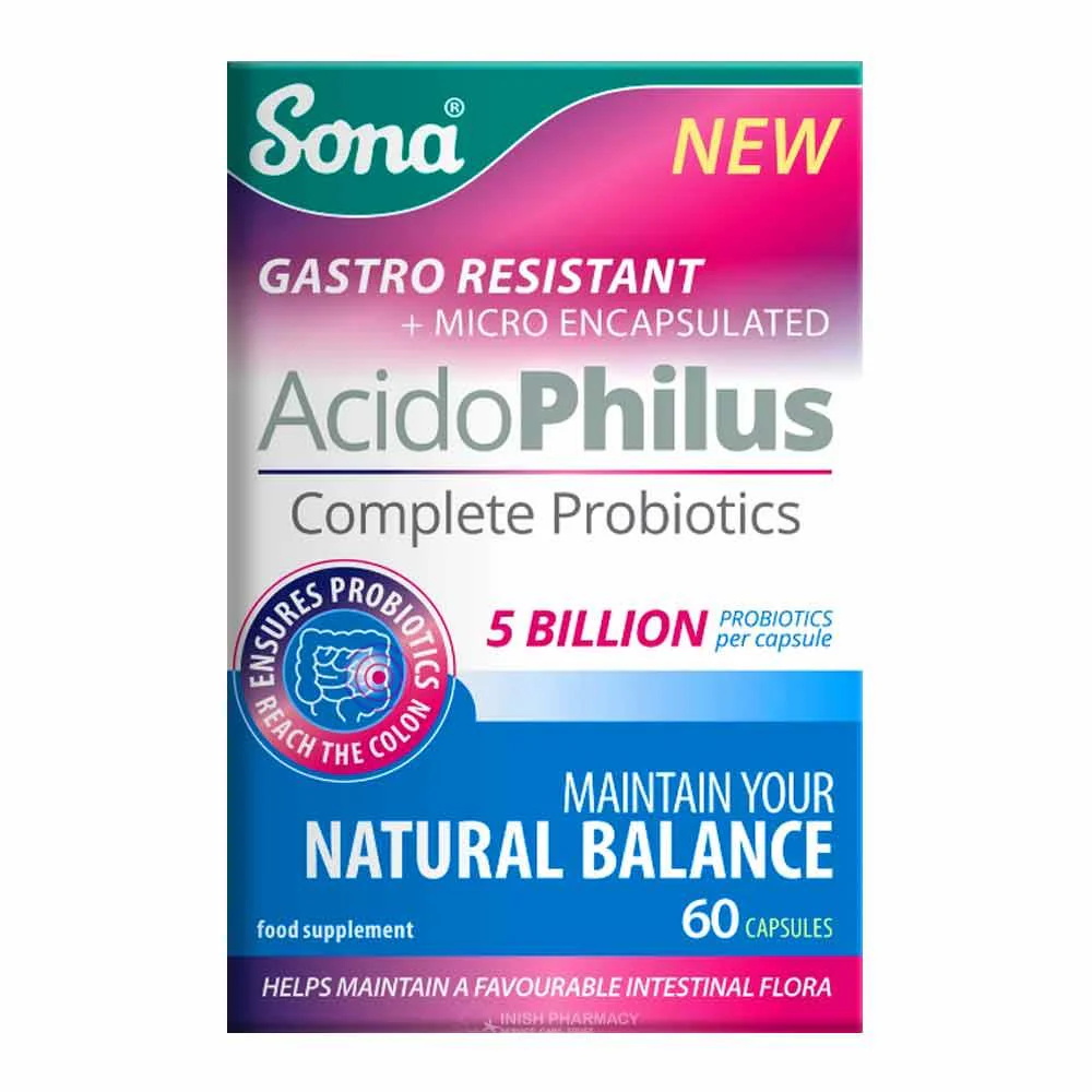 Sona Acidophilus Complete 60 Capsules
