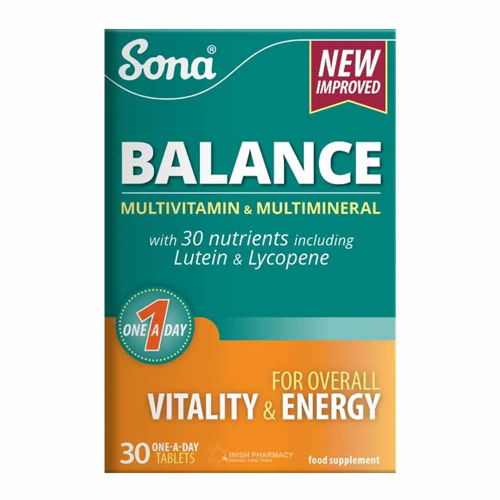 Sona Balance Multivitamin & Multimineral 30 Tablets