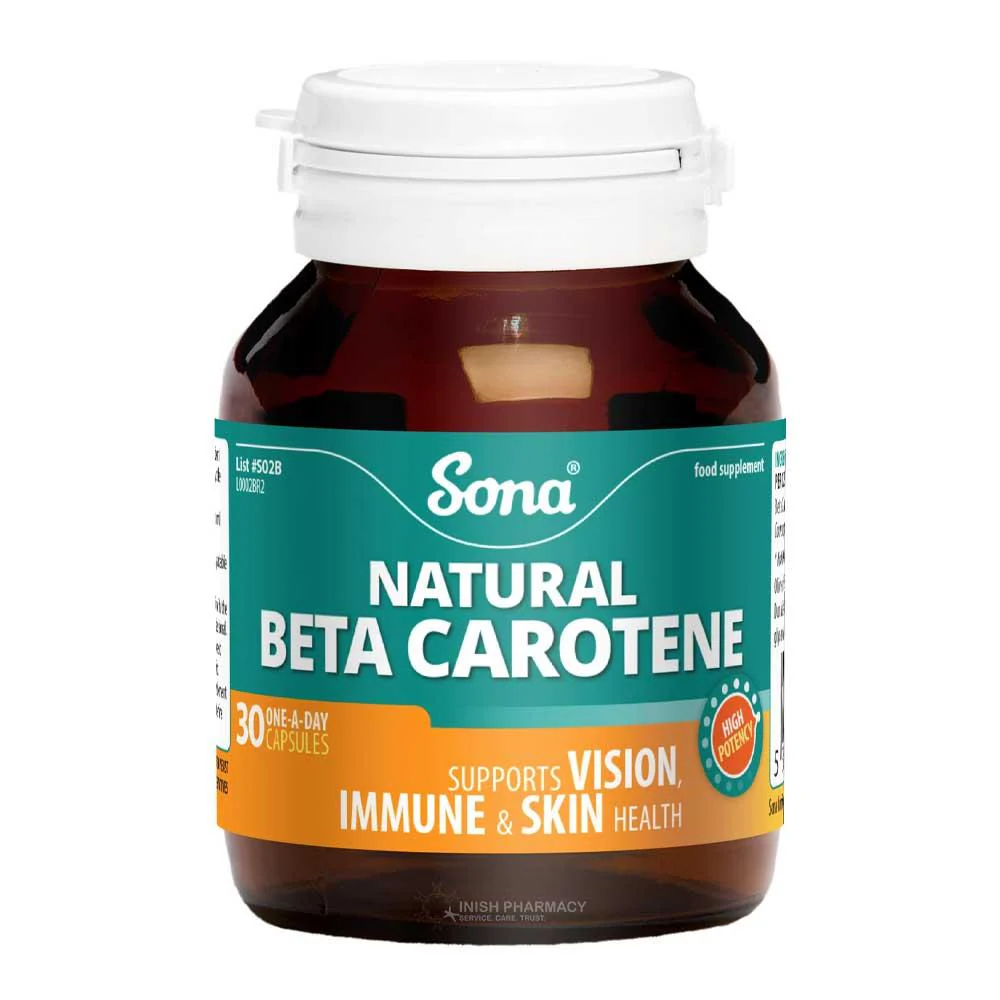 Sona Beta Carotene 15mg 30 Perles