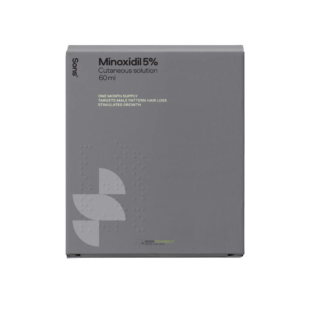 Sons Minoxidil For Men 5% Solution For Hair Loss 3 Month Supply (3x60ml)