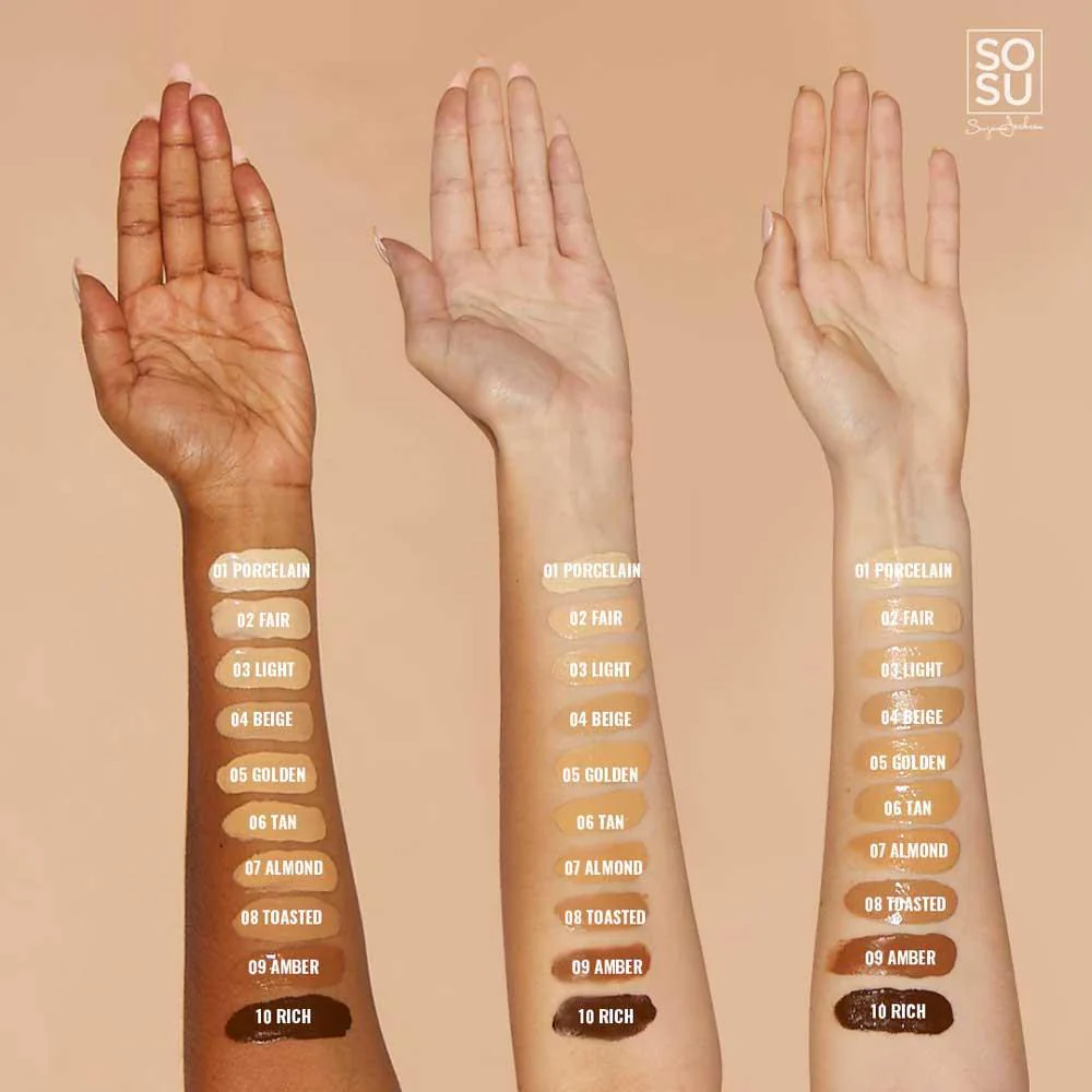 SOSU Dripping Gold CC Me In Foundation 3.5 Sand - Image 4