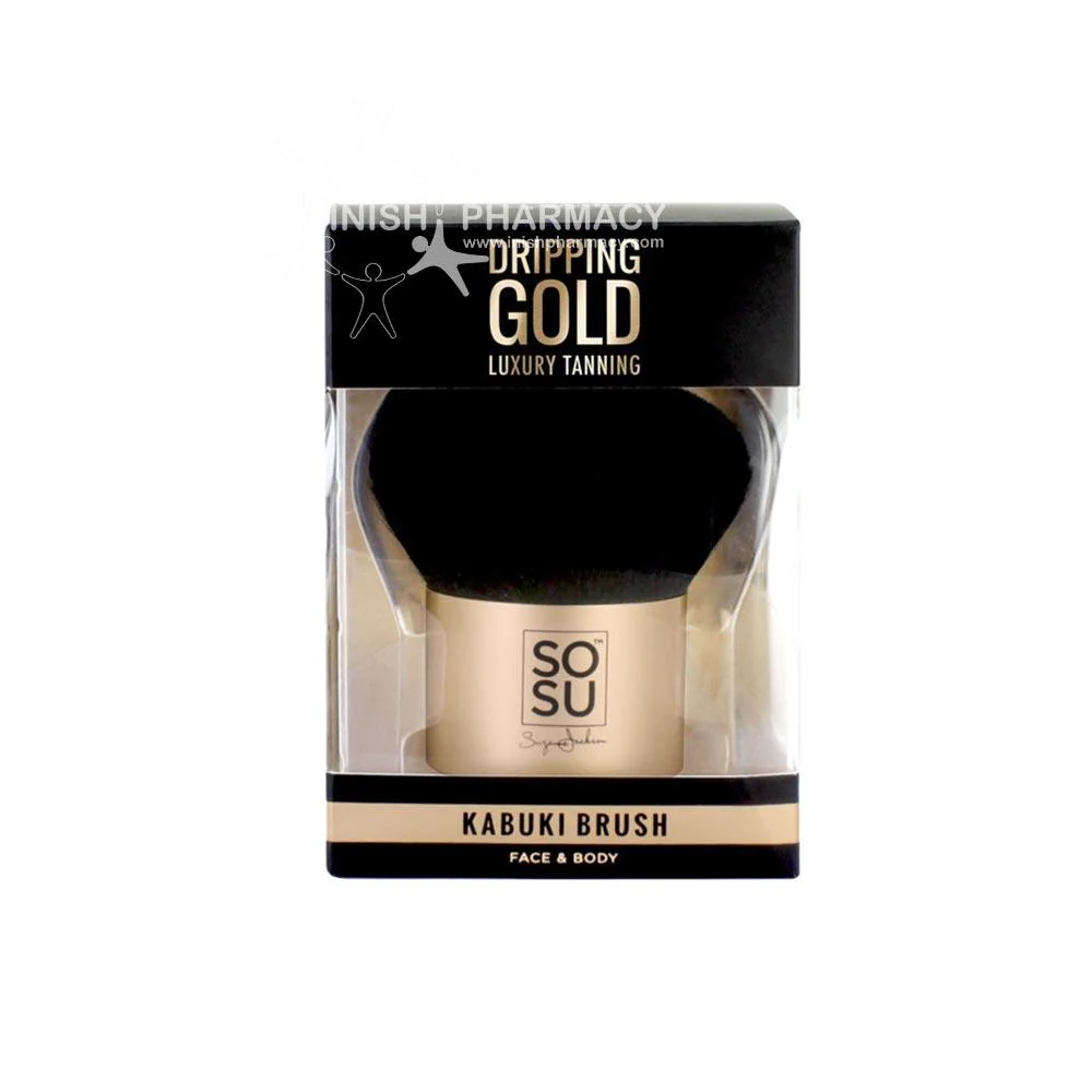 SOSU Luxury Tanning Dripping Gold Kabuki Brush