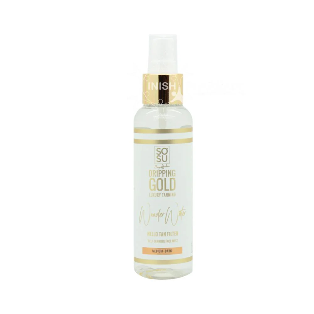 SOSU Wonder Water Self Tanning Face Mist Medium Dark 100ml
