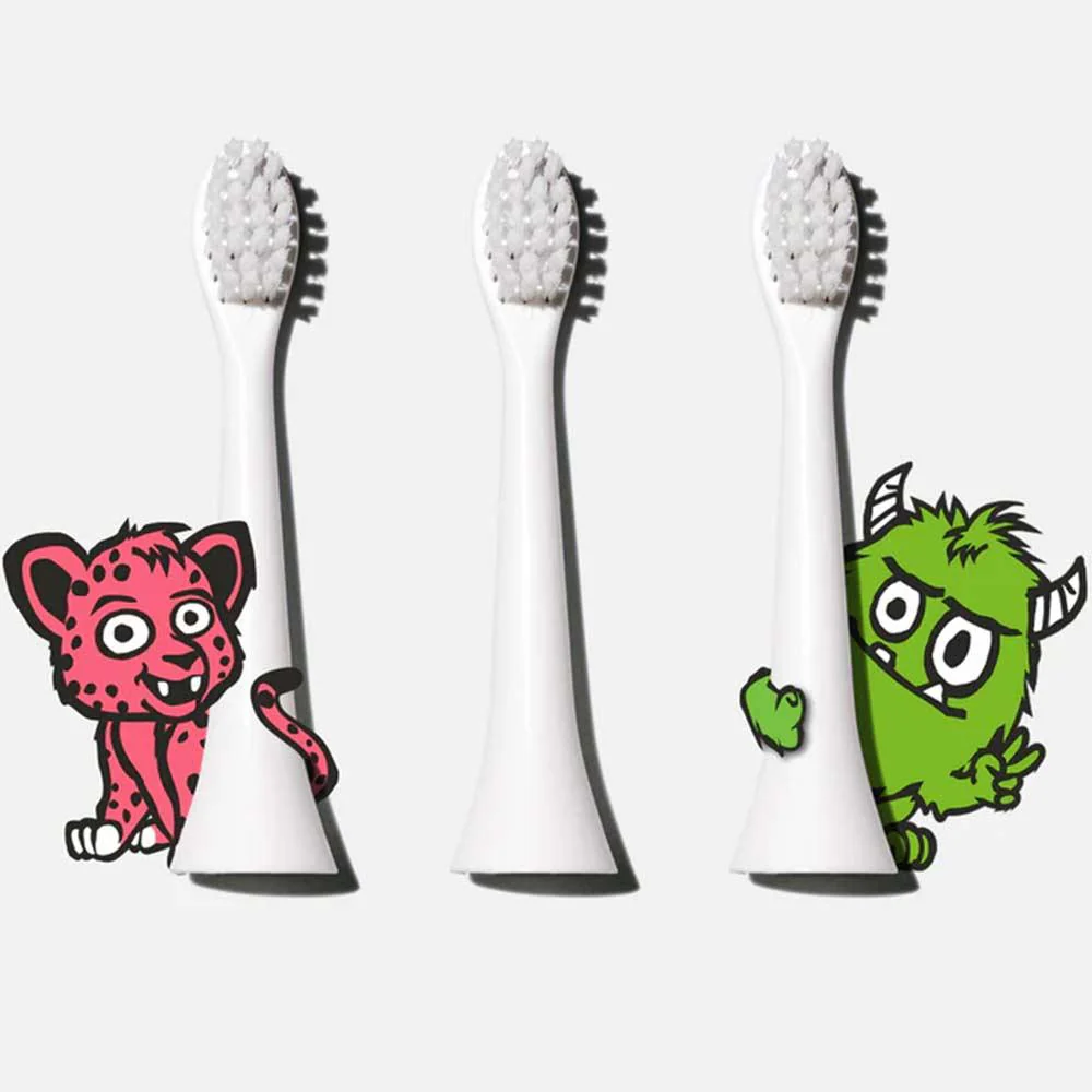 Spotlight Oral Care Kids Replacement Heads For Rechargeable Toothbrush 3 Pack - Image 2