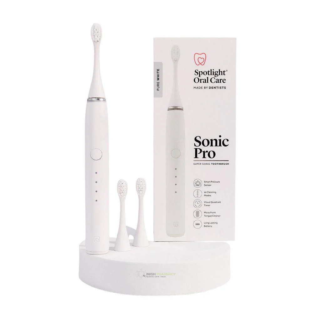 Spotlight Oral Care Sonic Pro Electric Toothbrush - White