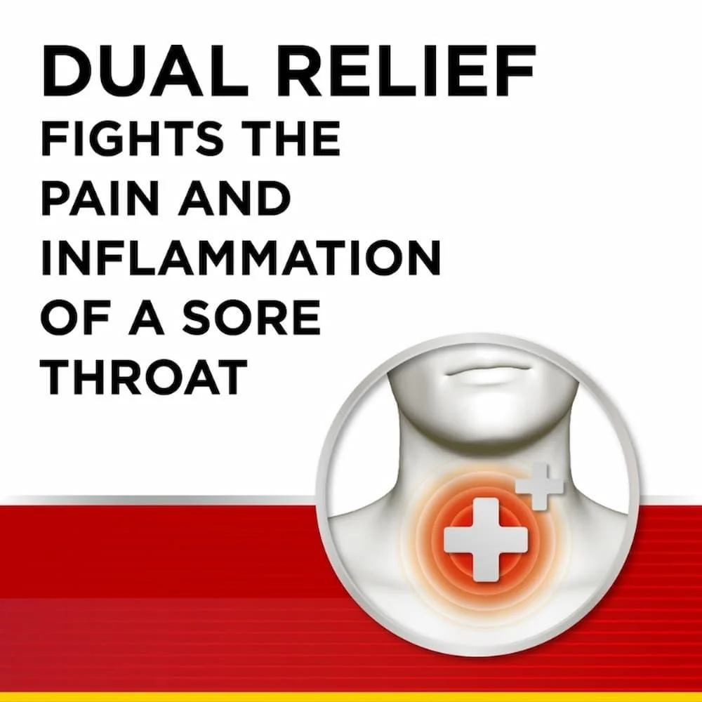 Strepsils Intensive Orange Flurbiprofen Sugar Free Lozenges 16 Pack - Image 3