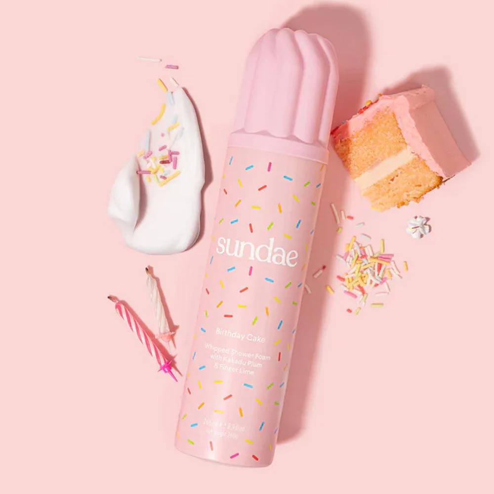 Sundae Whipped Shower Foam Birthday Cake 265ml - Image 2