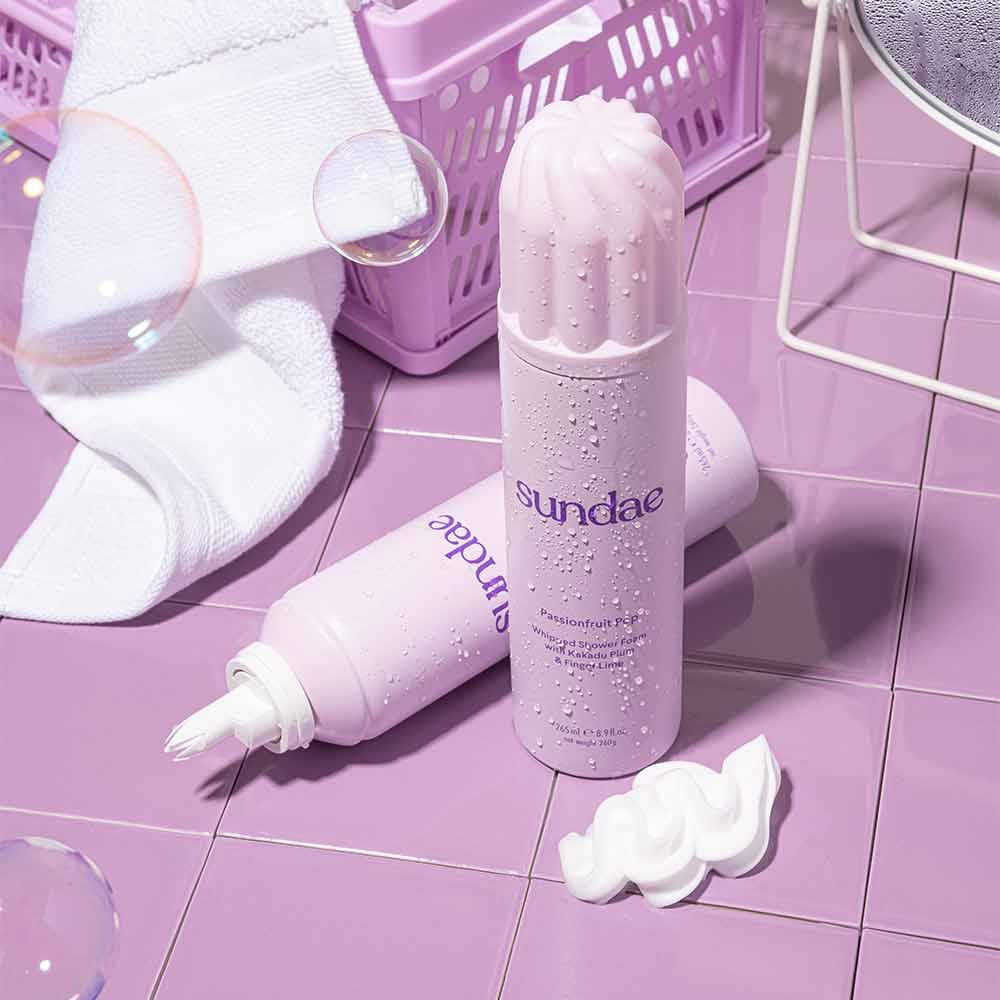 Sundae Whipped Shower Foam Passionfruit Pop 265ml - Image 2