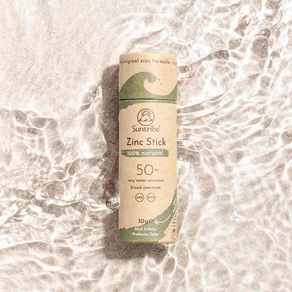 Suntribe Zinc Stick 100% Natural SPF50 - Mint Green - Image 5