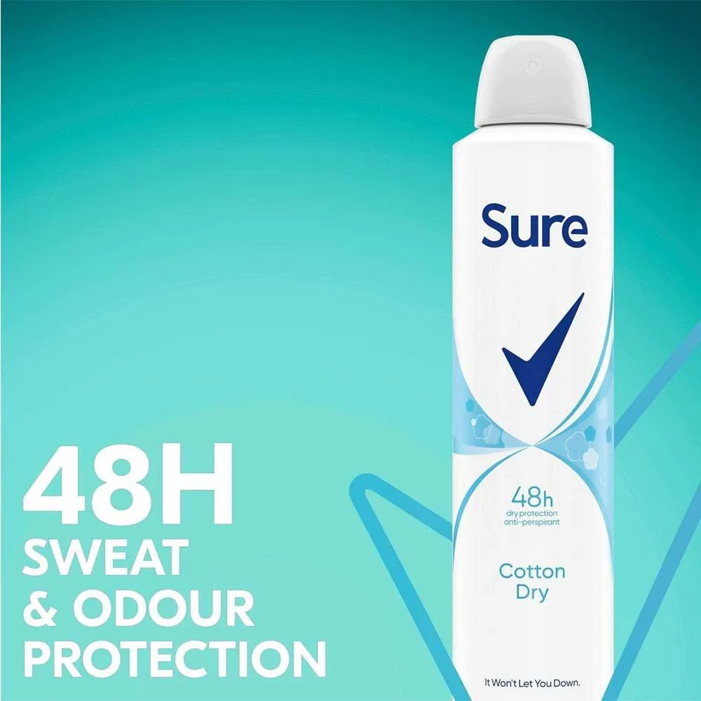 Sure Cotton Dry 48hr Anti-Perspirant 150ml - Image 2