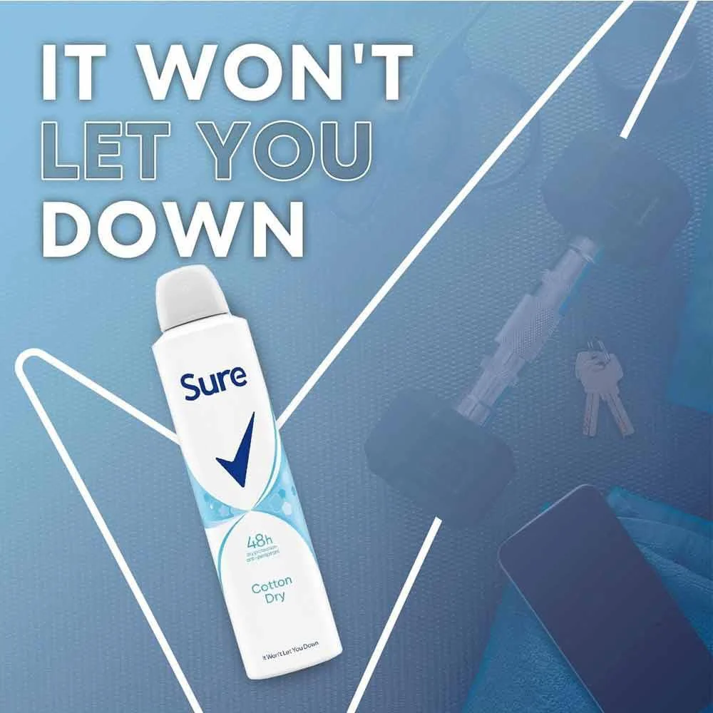 Sure Cotton Dry 48hr Anti-Perspirant 150ml - Image 3