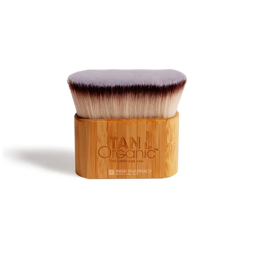 TanOrganic Golden Medium Glow Tanning Duo Self Tan Mousse & Kabuki Brush - Image 2