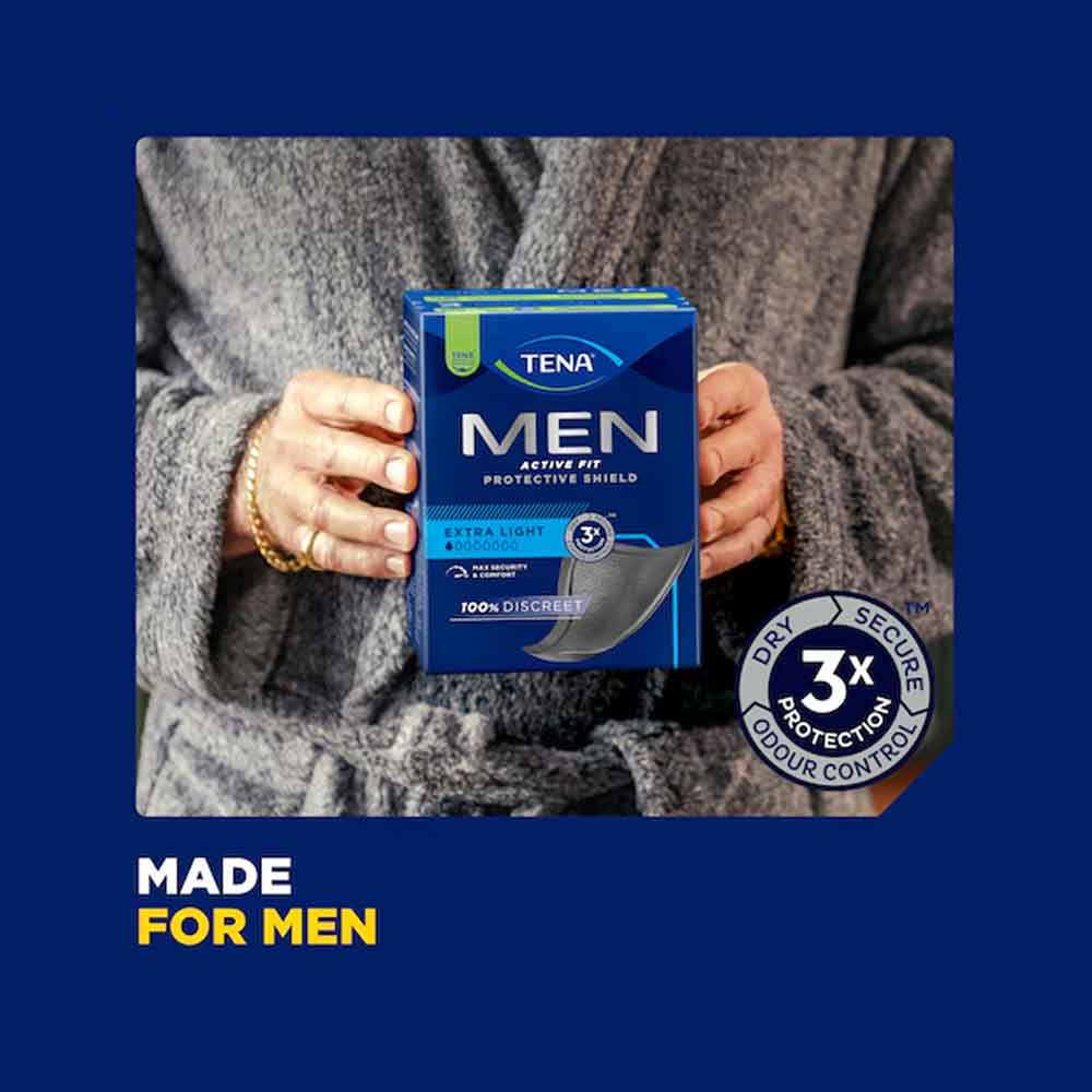 Tena Men Active Fit Pro Shield Extra Light 14 Pack - Image 2