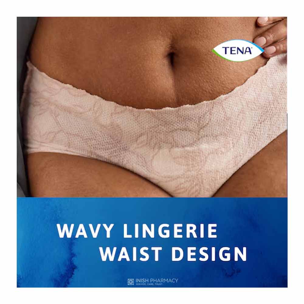 Tena Silhouette Pants White Large Plus 10 Pack - Image 3