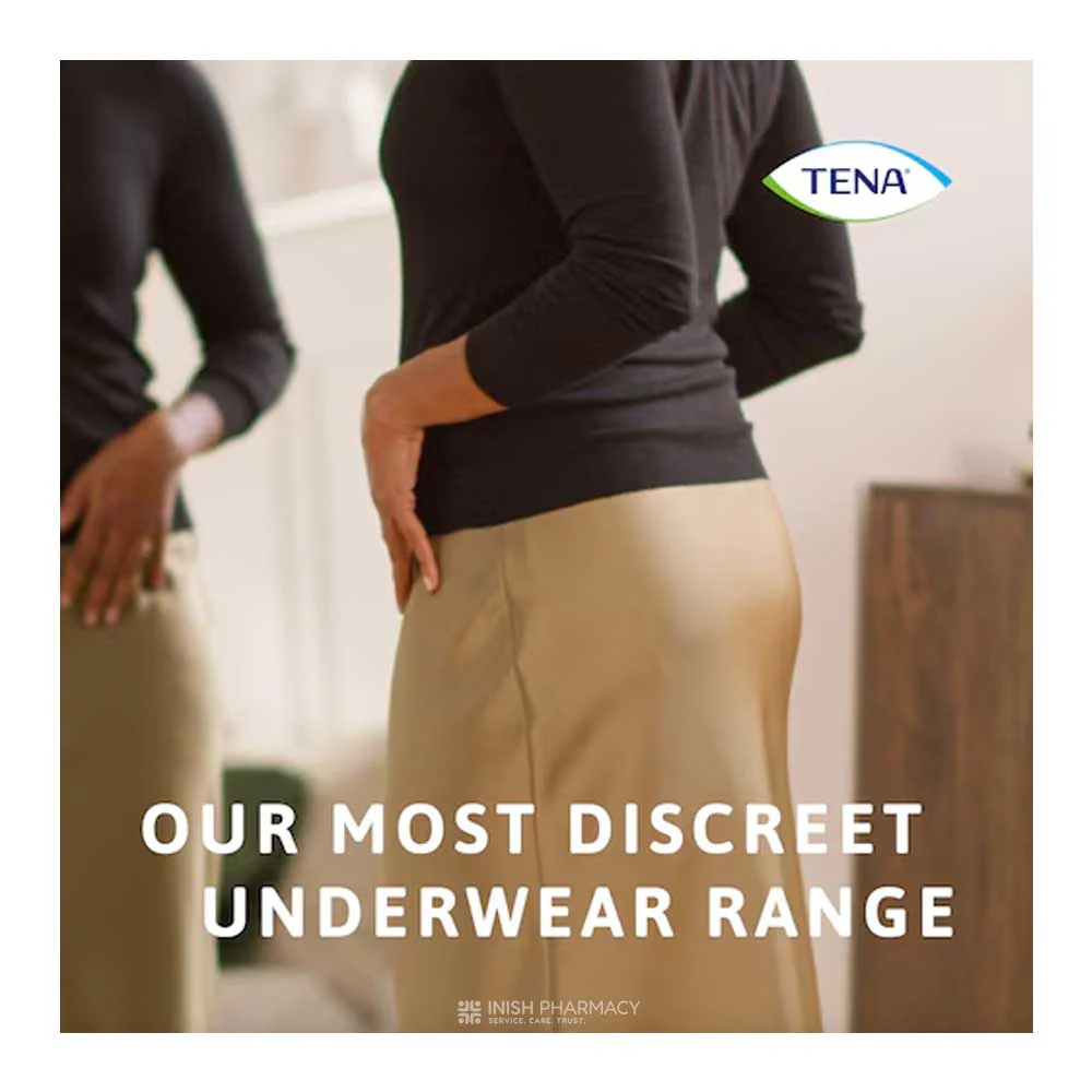 Tena Silhouette Pants White Large Plus 10 Pack - Image 4