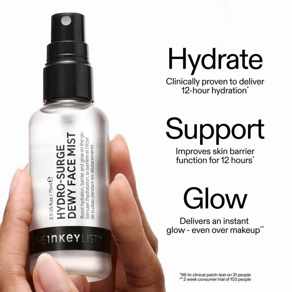 The Inkey List Hydro Surge Dewy Face Mist 75ml - Image 3