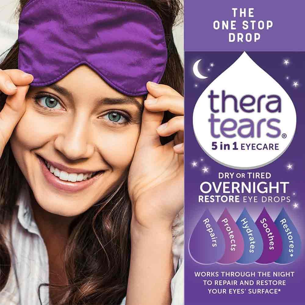 Thera Tears Overnight Restore Eye Drops 10ml - Image 4