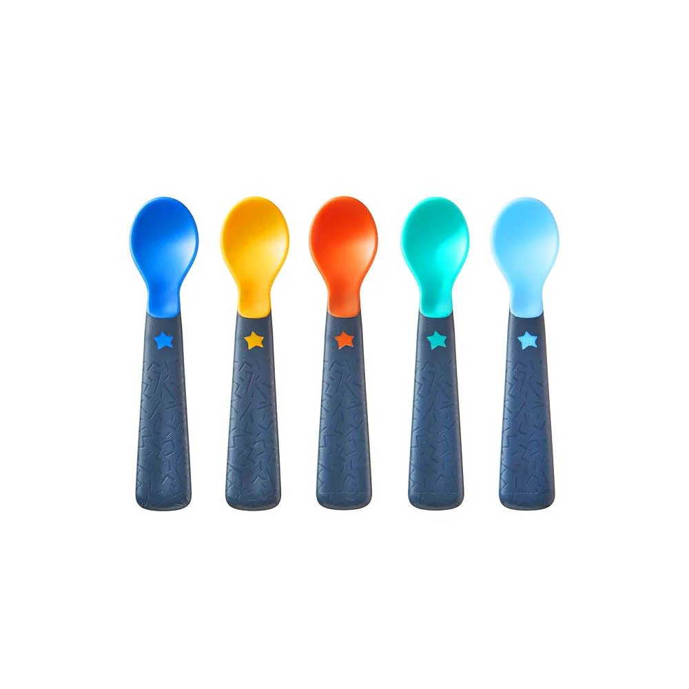 Tommee Tippee Easigrip Self Feeding Spoons 5 Pack - Image 2