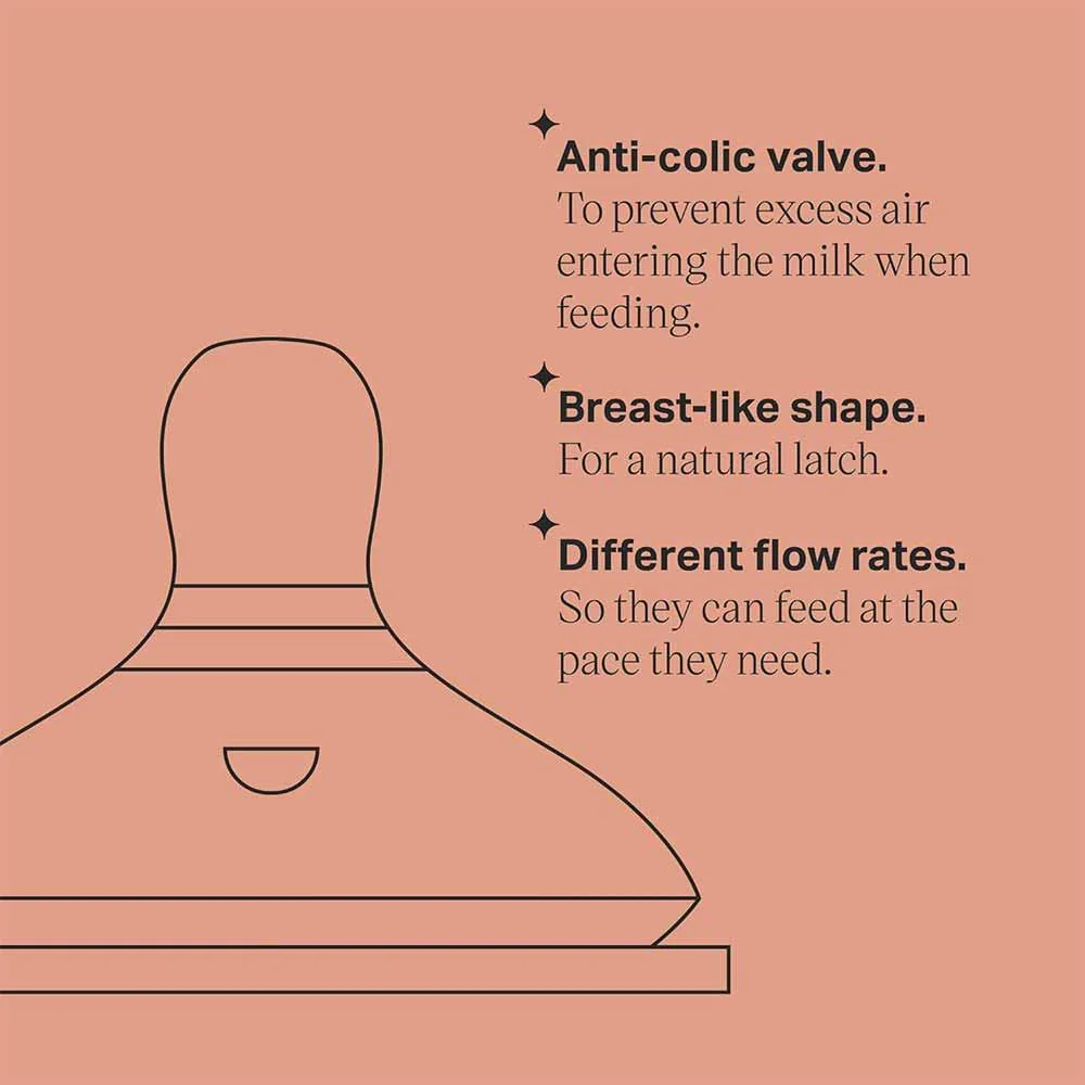 Tommee Tippee Natural Start Teats 6m+ Fast Flow 2 Pack - Image 4
