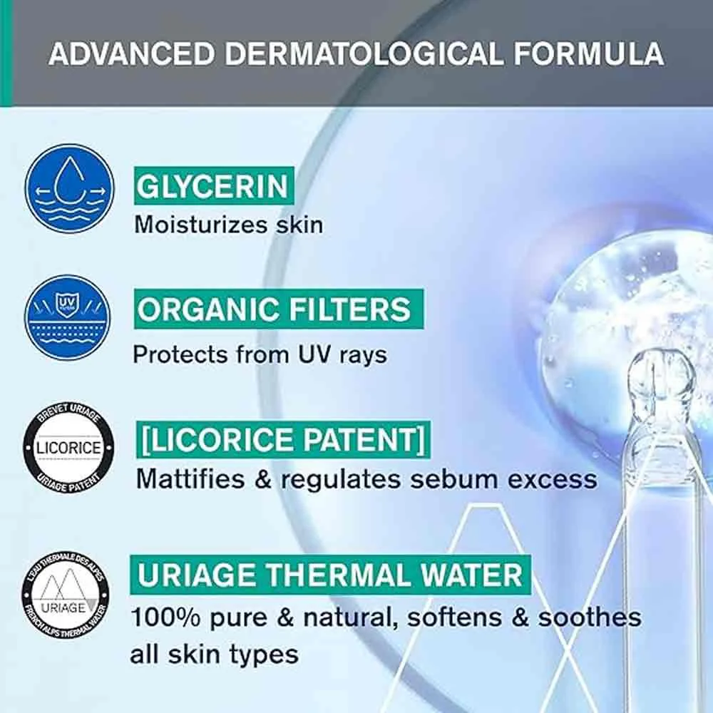 Uriage Hyseac Fluid SPF50 50ml - Image 4