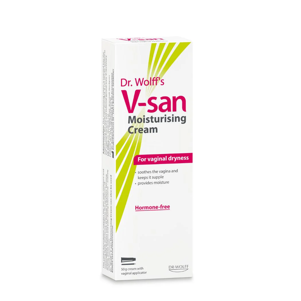 Dr Wolff's V-San Moisturising Cream For Vaginal Dryness 50g