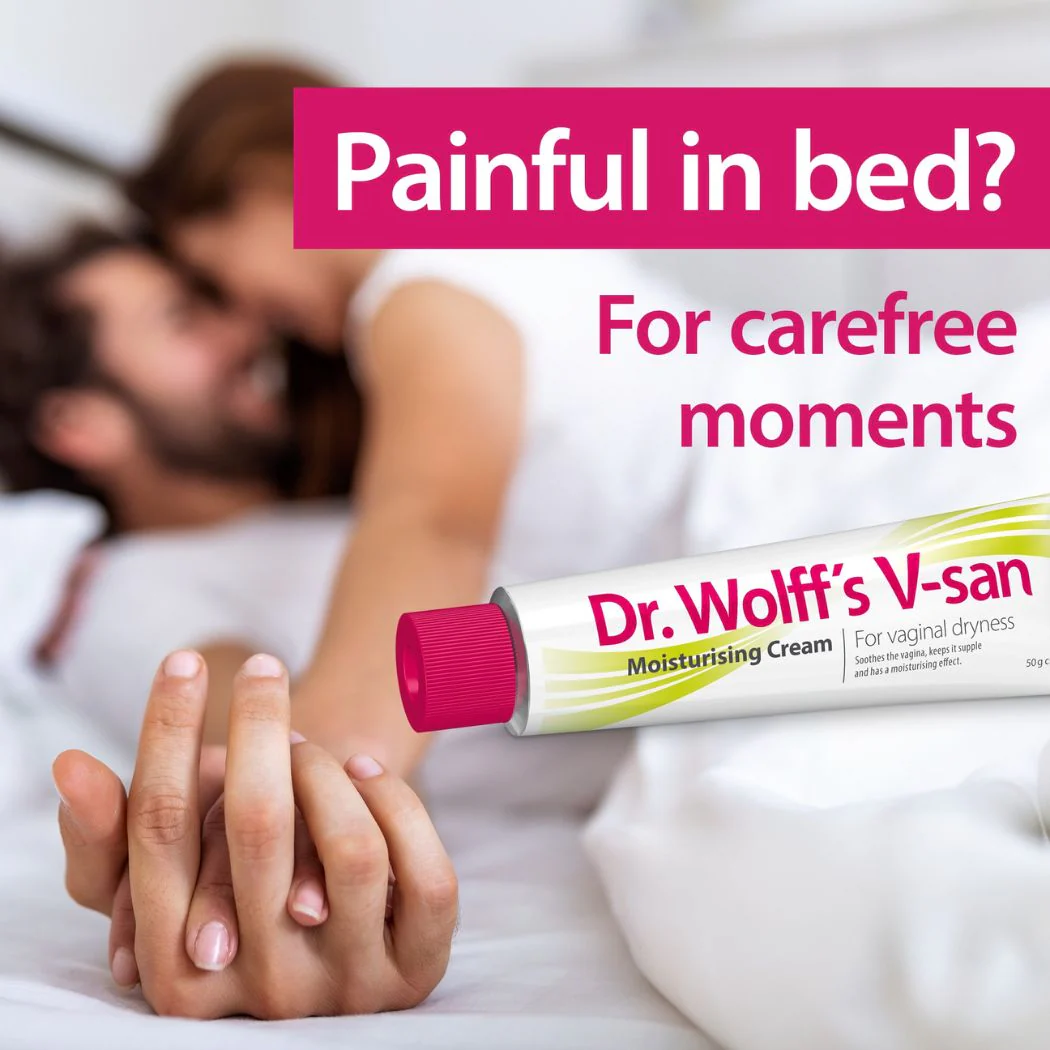 Dr Wolff's V-San Moisturising Cream For Vaginal Dryness 50g - Image 6
