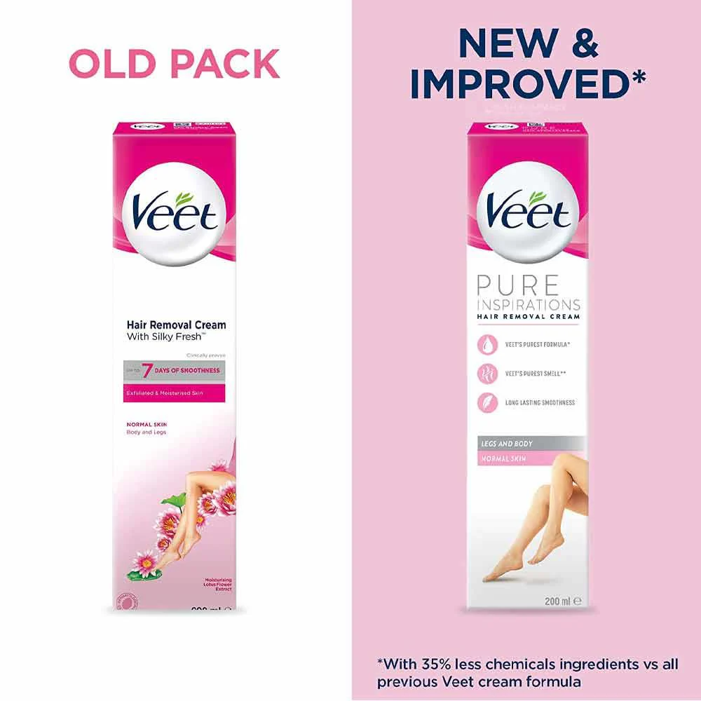 Veet Hair Removal Cream For Normal Skin 100ml - Image 2