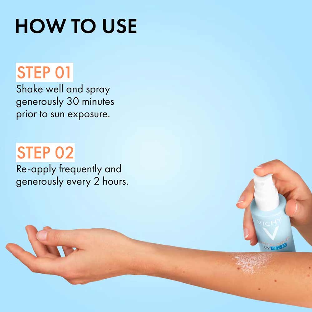 Vichy Capital Soleil UV Aqua Spray Invisible Hydratant SPF50 200ml - Image 6