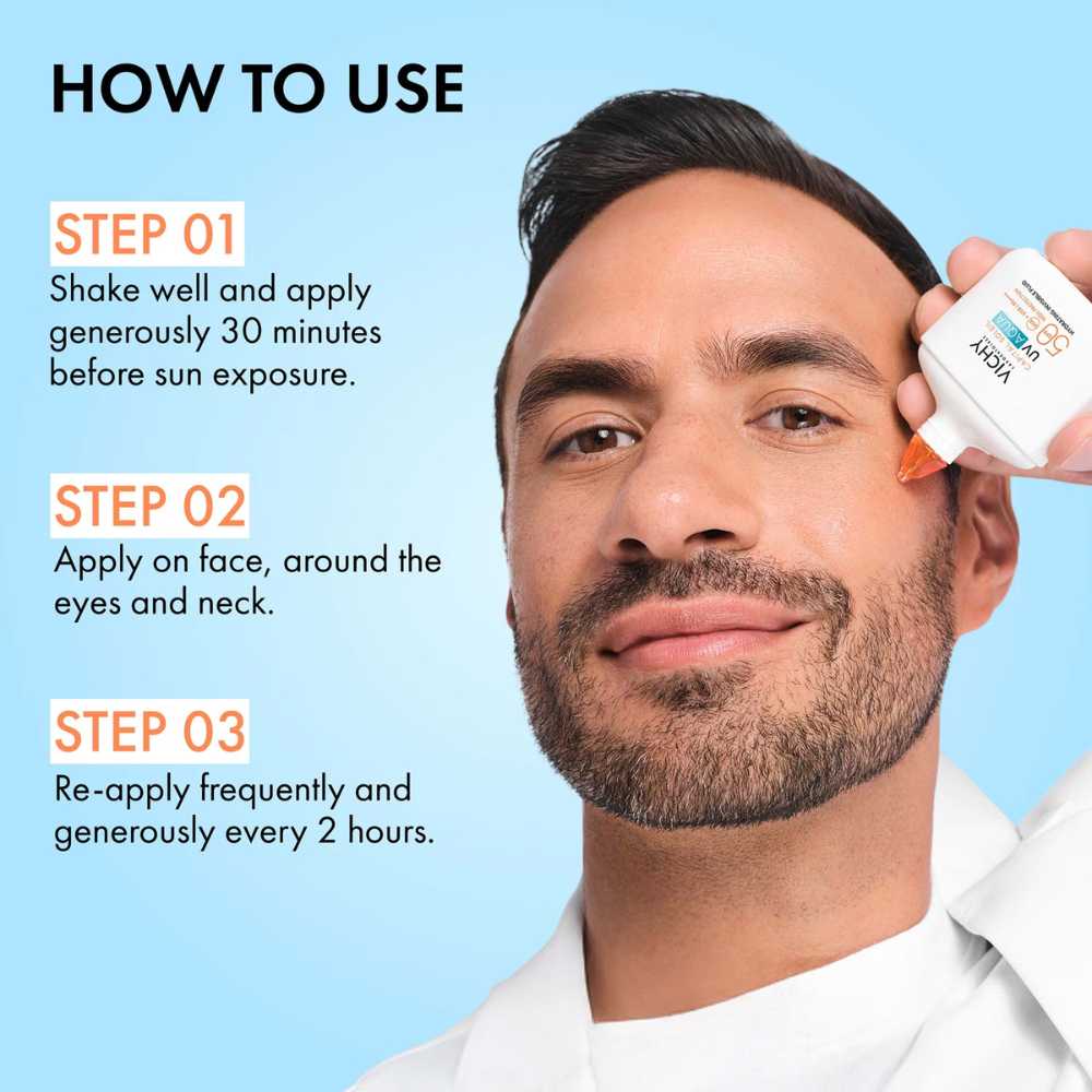 Vichy Capital Soleil UV Aqua Fluide Invisible Hydratant SPF50 50ml - Image 4