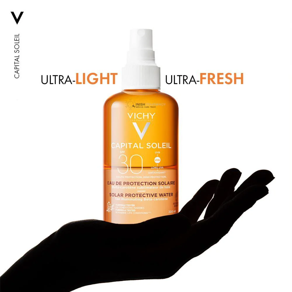 Vichy Capital Soleil Protective Water Tan Enhancing SPF30 200ml - Image 3
