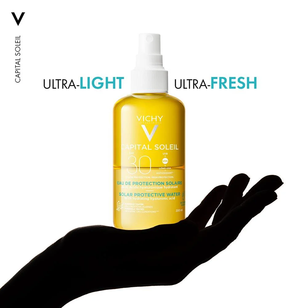 Vichy Capital Soleil Solar Protective Water Hydrating SPF30 200ml - Image 3