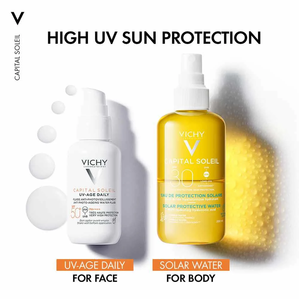 Vichy Capital Soleil Solar Protective Water Hydrating SPF30 200ml - Image 5